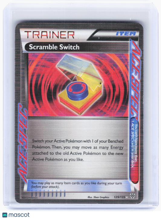 2012 Pokemon—Scramble Switch #129/135 Plasma Storm—Holo [Heavily Played]