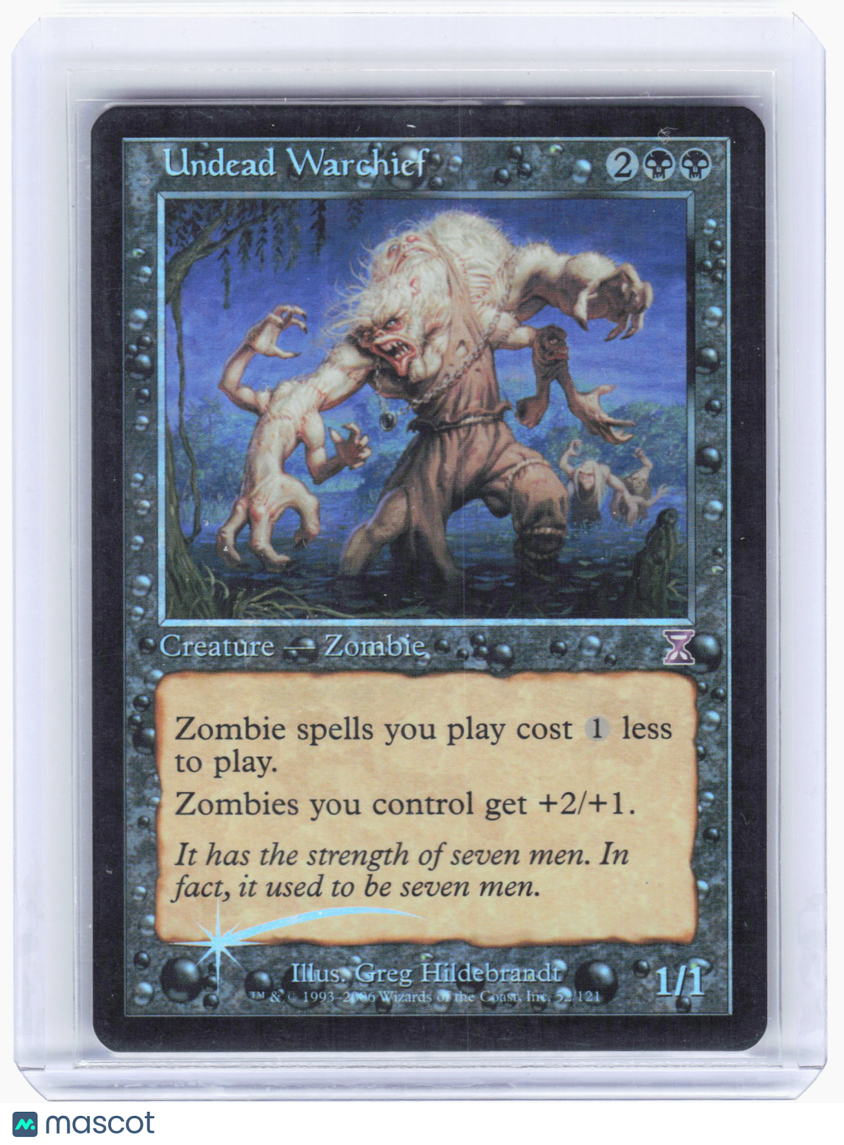 2006 Magic: The Gathering—Undead Warchief #52/121 Timeshifted (TSB)—Special Foil