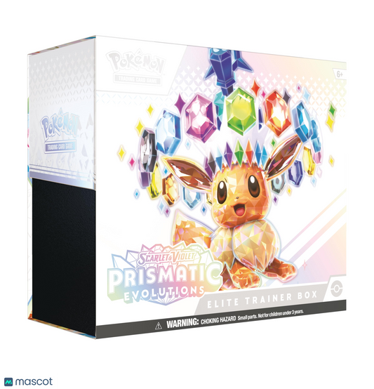 2025 Pokémon TCG: Scarlet & Violet Prismatic Evolutions Elite Trainer Box