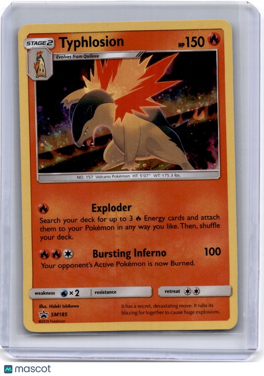 2019 Pokemon TCG Typhlosion Sun & Moon Black Star Promos #SM185