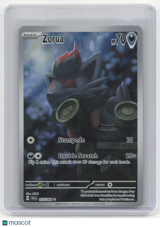 2024 Pokemon TCG Zorua Shrouded Fable #075/064