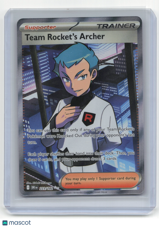 2025 Pokemon Team Rocket's Archer Destined Rivals #223/182