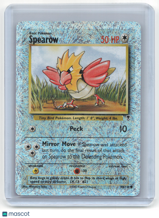 2002 Pokemon TCG Spearow Legendary Collection #94/110 Mod Played Holo