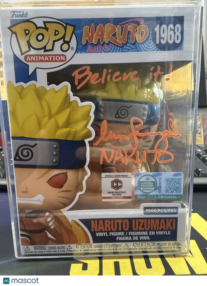 Funko Naruto 1968 Limited Edition Supreme Maile Flanagan Auto JSA