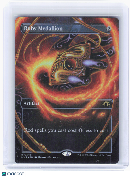 2024 Magic: The Gathering—Ruby Medallion #348 Modern Horizons 3—Foil(Borderless)