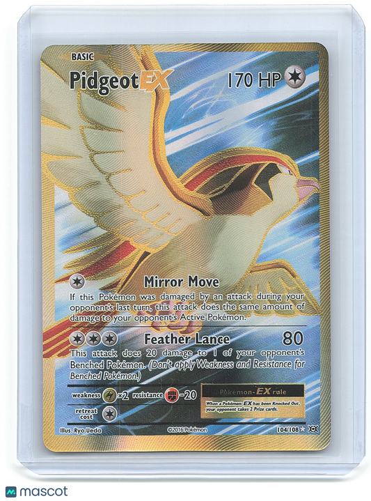 Pokemon Pidgeot 2016 Pokemon EX #104/108 104/108