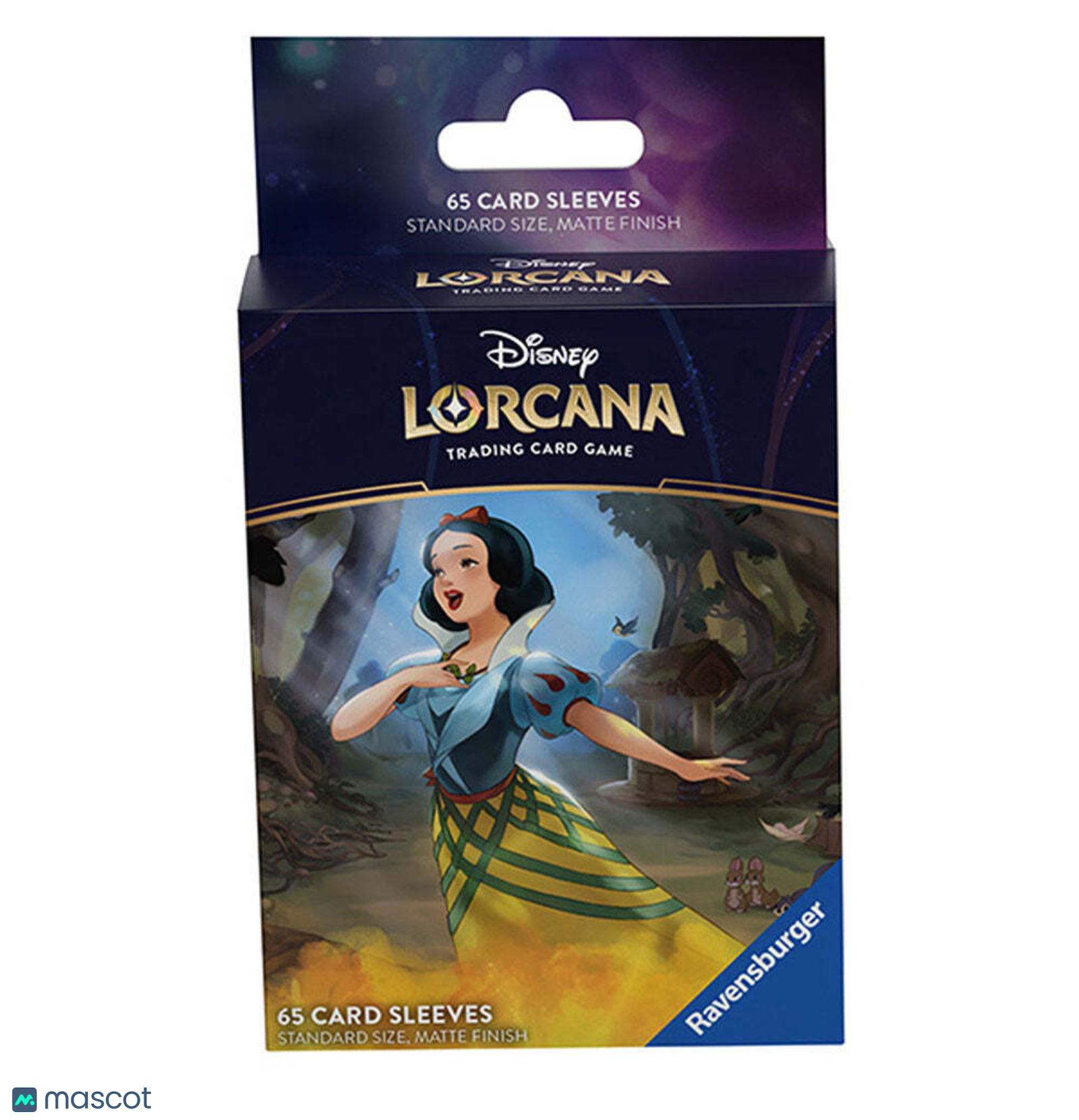Lorcana Standard 20 Pt. (Snow White, Well Wisher) Card Sleeves 65 Ct - Papa Joey's Collectibles