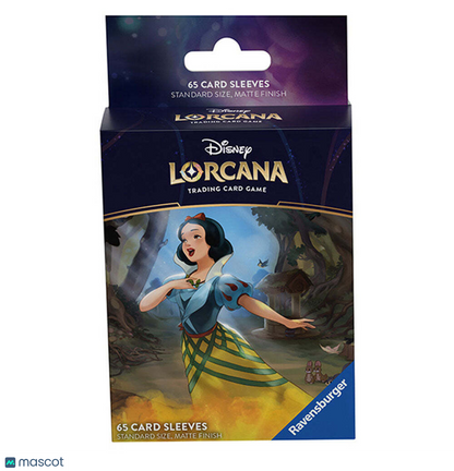 Lorcana Standard 20 Pt. (Snow White, Well Wisher) Card Sleeves 65 Ct - Papa Joey's Collectibles