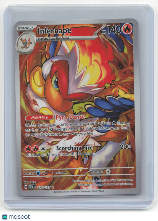 2024 Pokemon TCG Infernape Twilight Masquerade #173/167