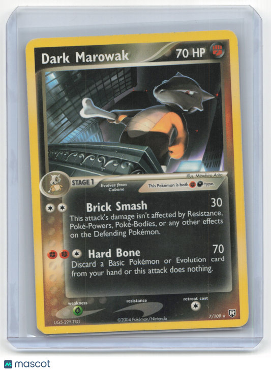 2004 Pokemon Dark Marowak EX Team Rocket Returns #7/109 Lightly Played