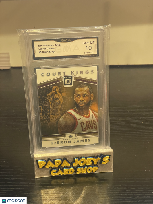 2016-17 Panini Donruss Optic LeBron James #5 GMA 10