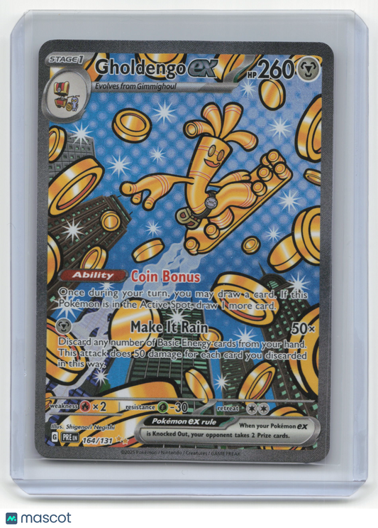 2025 Pokemon Gholdengo EX Prismatic Evolutions #164/131
