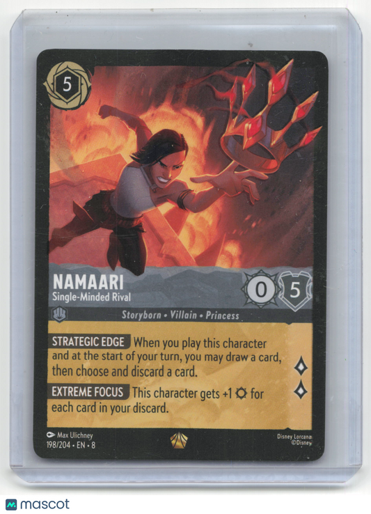 2025 Lorcana Namaari Reign of Jafar #198/204 English