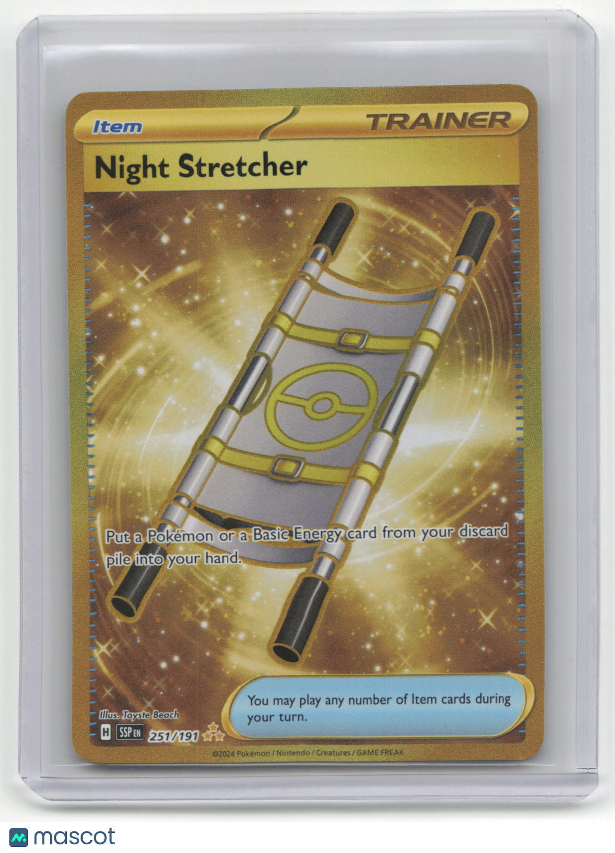 2017 Pokemon Night Stretcher surging sparks #251/191