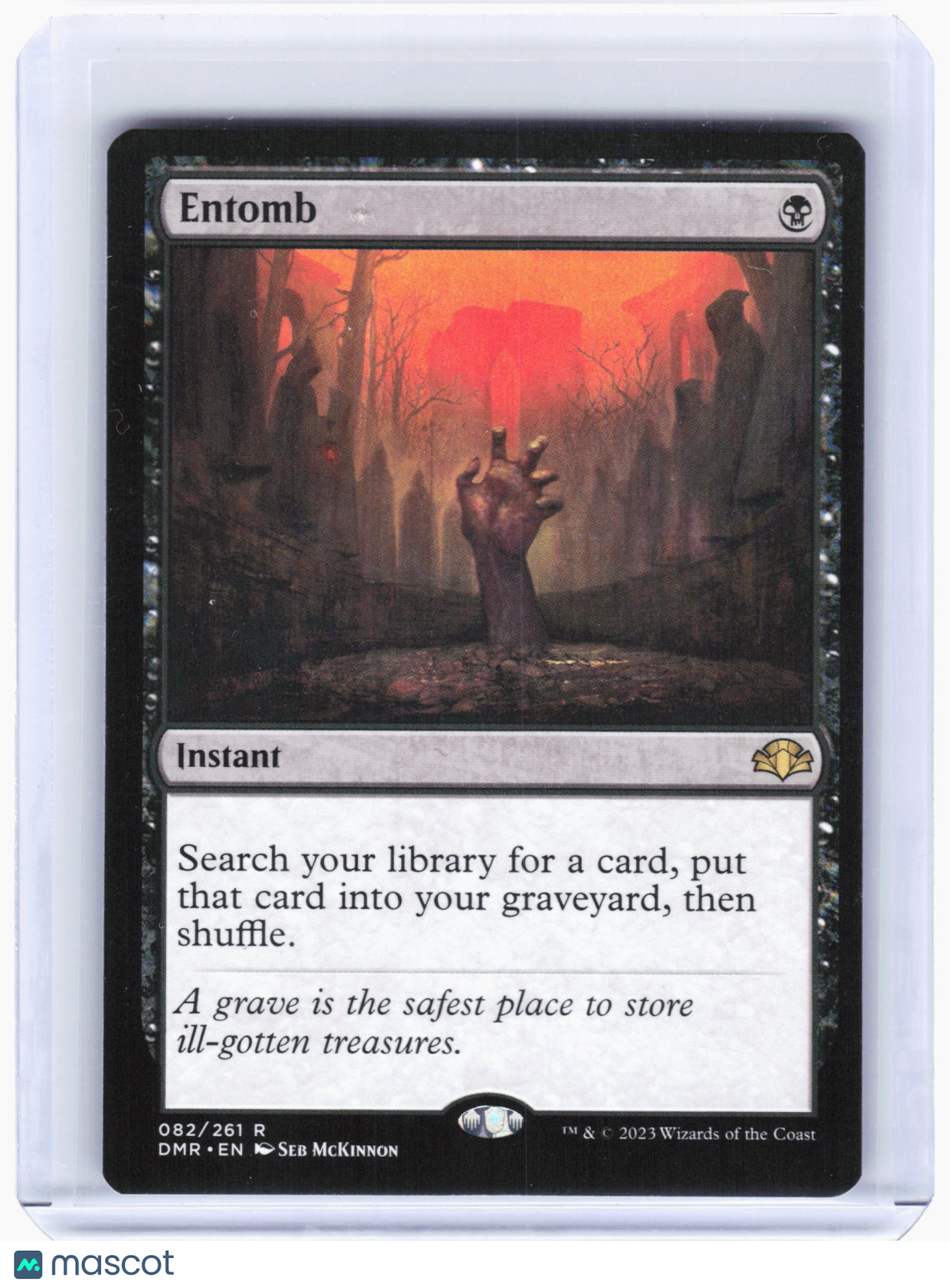 2021 Magic: The Gathering—Entomb #082/261 Dominaria Remastered—Rare Non-Foil
