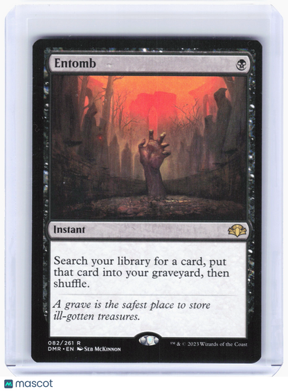 2021 Magic: The Gathering—Entomb #082/261 Dominaria Remastered—Rare Non-Foil