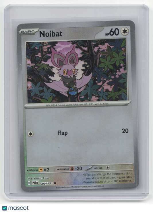 2025 Pokemon TCG Noibat Journey Together #090/131 MasterBall Holo