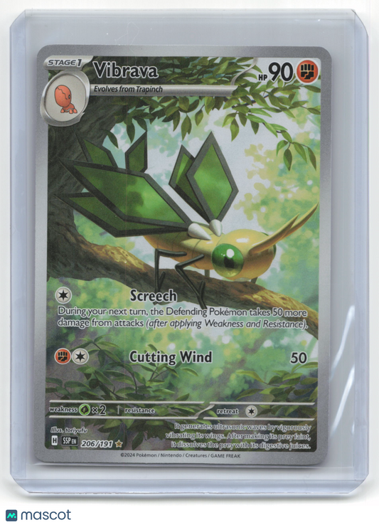 2024 Pokemon TCG Vibrava Surging Sparks #206/191