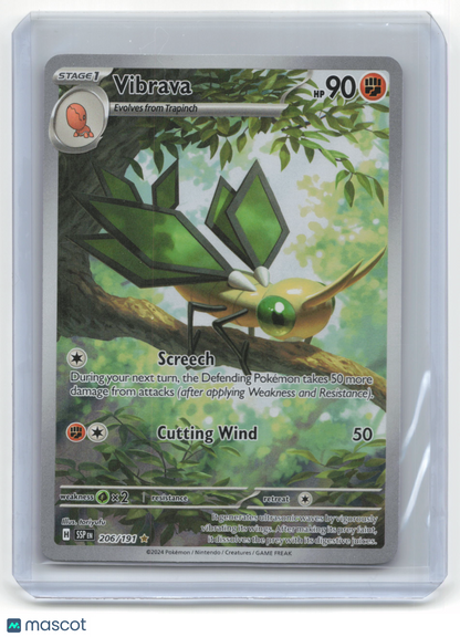 2024 Pokemon TCG—Vibrava #206/191 Surging Sparks—