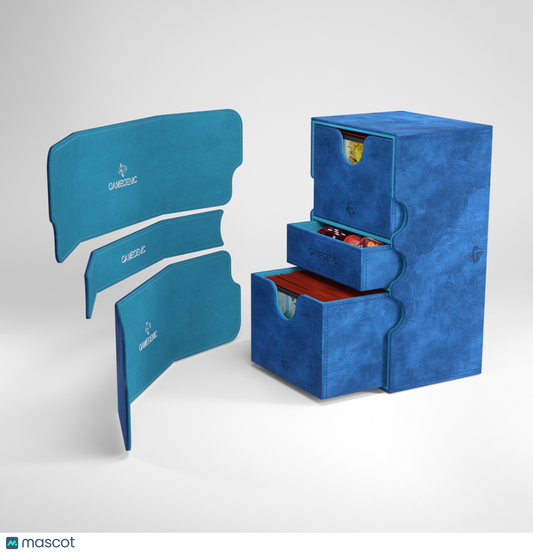 Gamegenic Stronghold 200+ XL Convertible Blue Deck Box