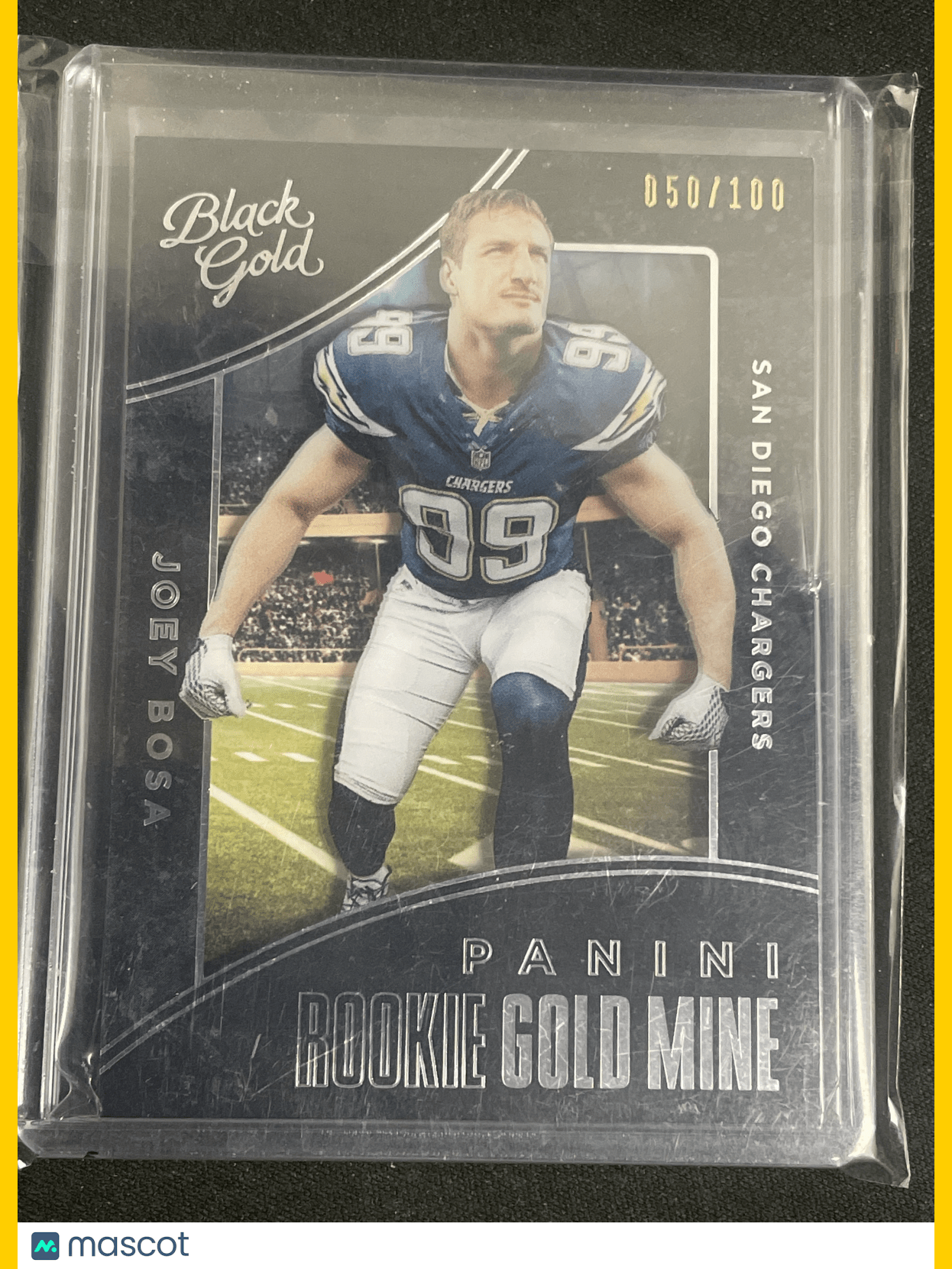 2016 Panini Black Gold Rookie Gold Mine Football Joey Bosa 050/100