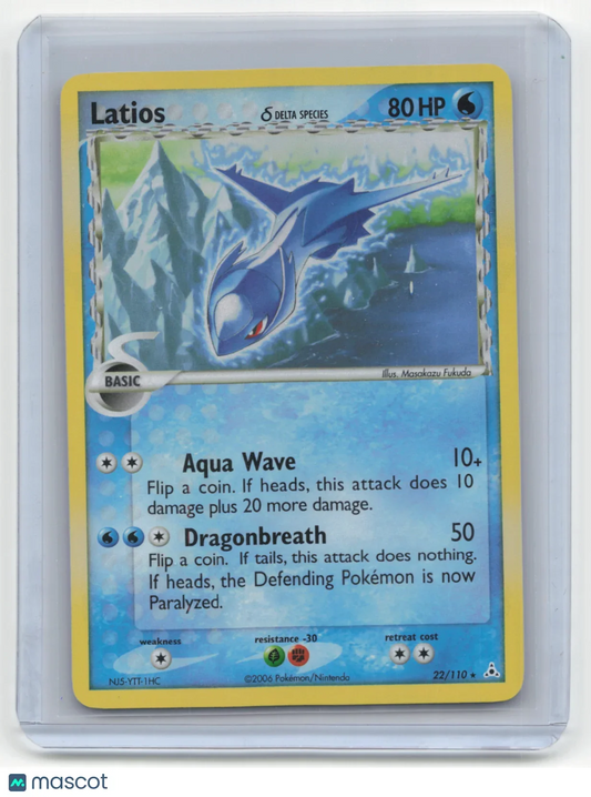 2006 Pokemon Latios EX Holon Phantoms #22/110 Lightly Played Holo - Papa Joey's Collectibles