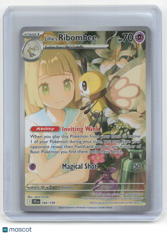 2025 Pokemon TCG Lillie's Ribombee Journey Together #164/159