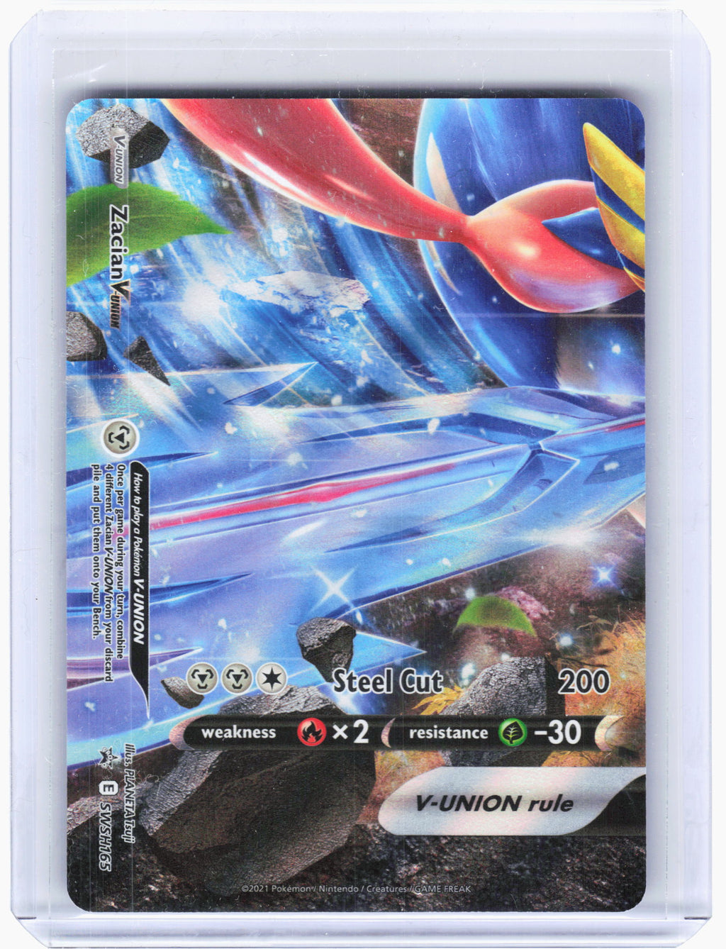 2021 Pokemon—Zacian V-Union [Set of 4] #163-165 Sword & Shield—Black Star Promo