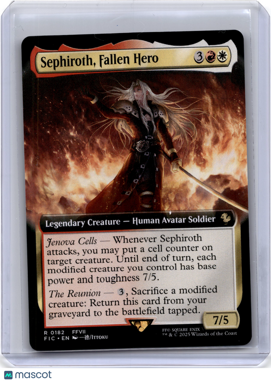 2025 Magic: The Gathering Sephiroth, Fallen Hero Final Fantasy #R 0182