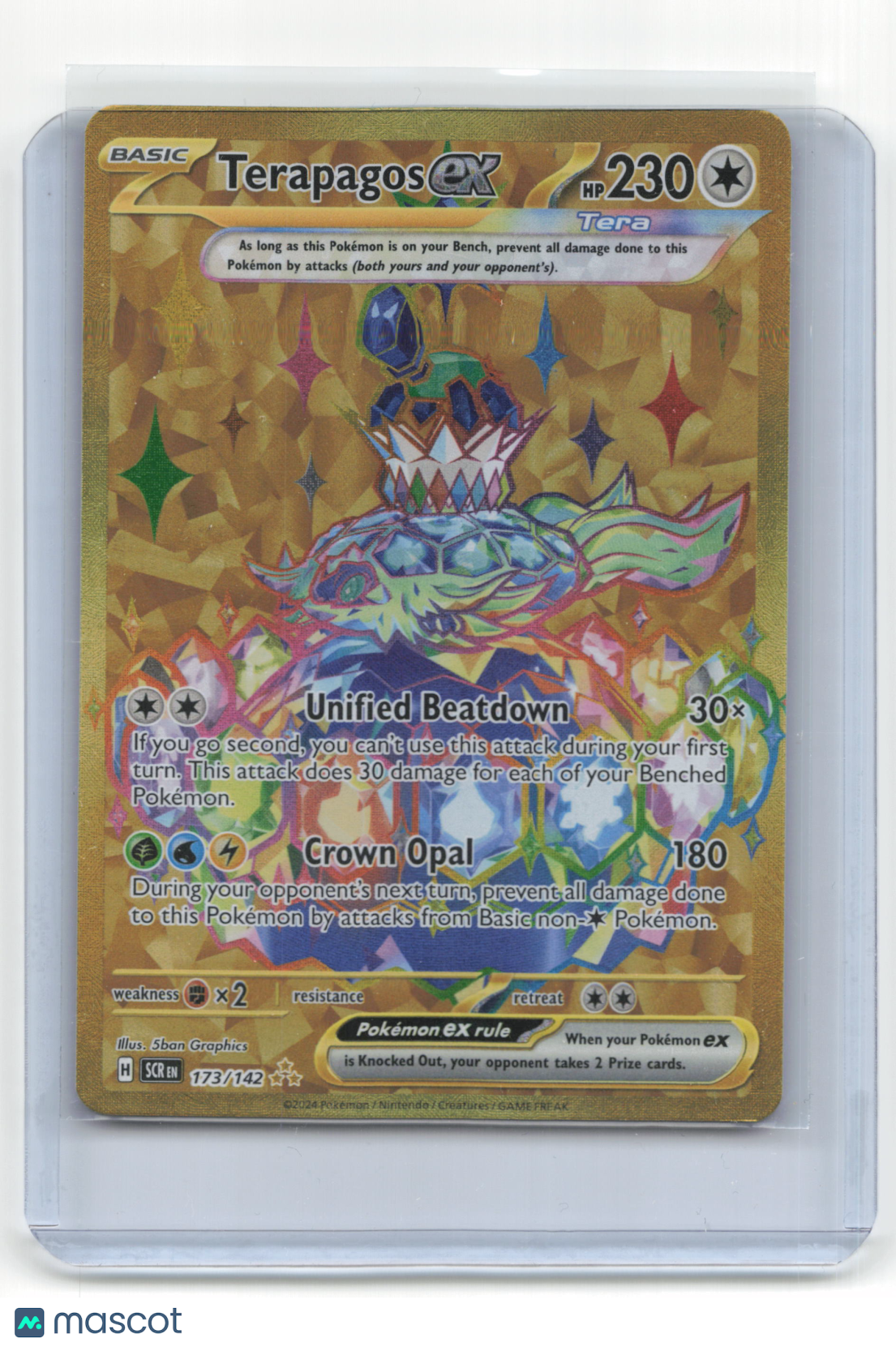 2024 Pokemon TCG Terapagos EX Stellar Crown #173/142