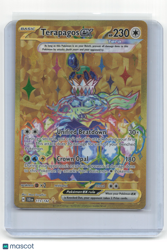 2024 Pokemon TCG Terapagos EX Stellar Crown #173/142