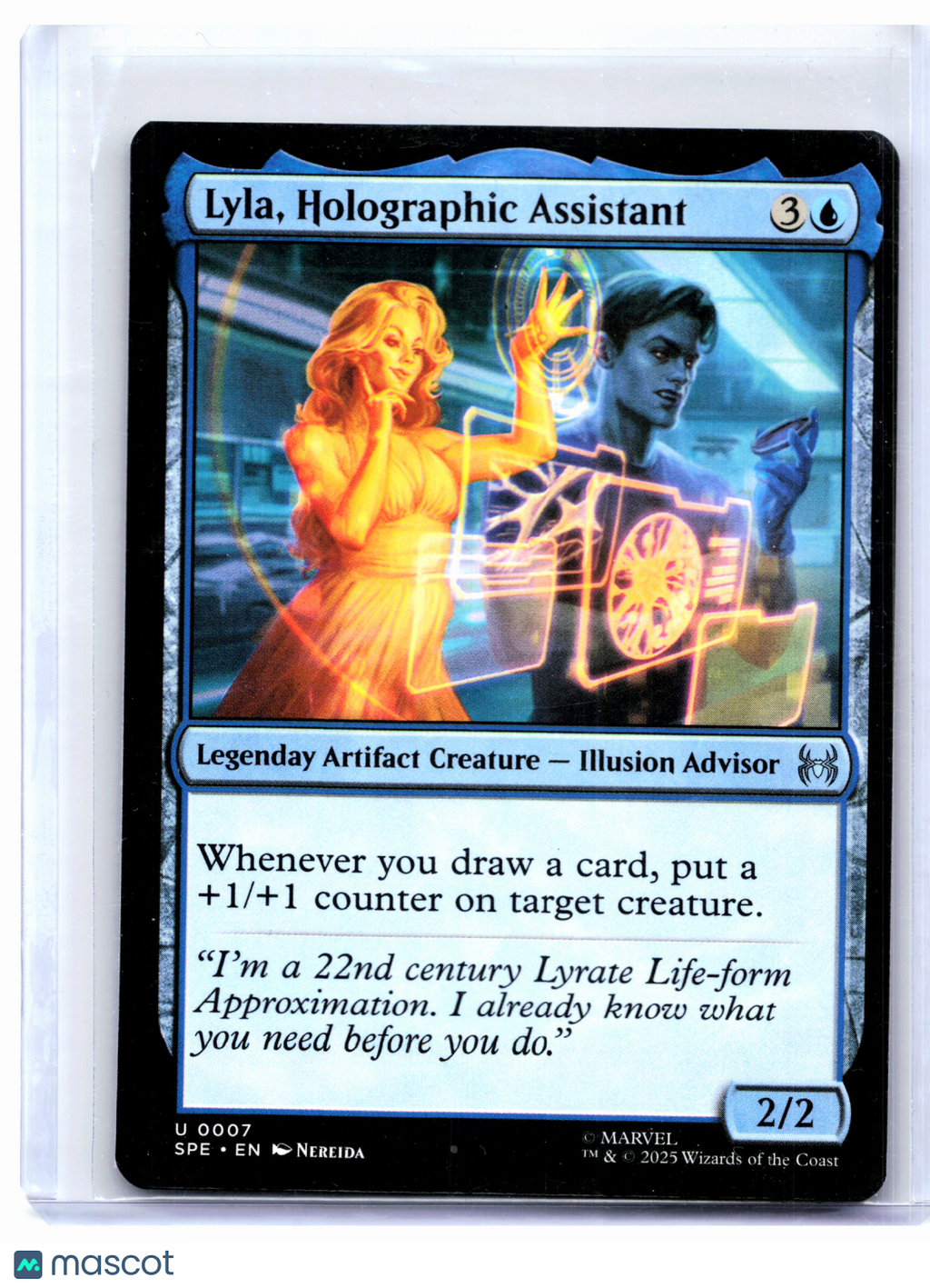 2025 Magic: The Gathering—Lyla, Holographic Assistant #0007 SPE—Uncommon Nonfoil