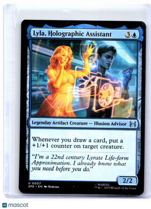 2025 Magic: The Gathering—Lyla, Holographic Assistant #0007 SPE—Uncommon Nonfoil