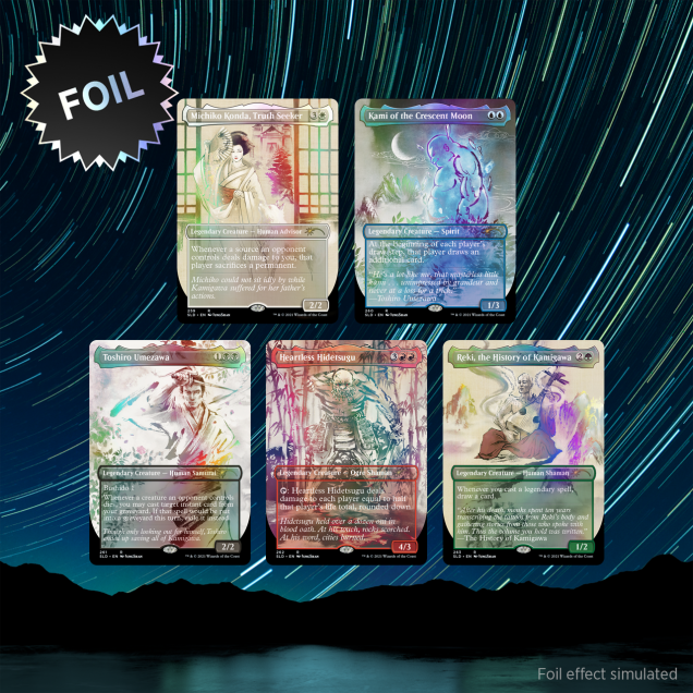 2021 Magic: The Gathering Secret Lair Drop: Kamigawa Ink (Foil Edition)