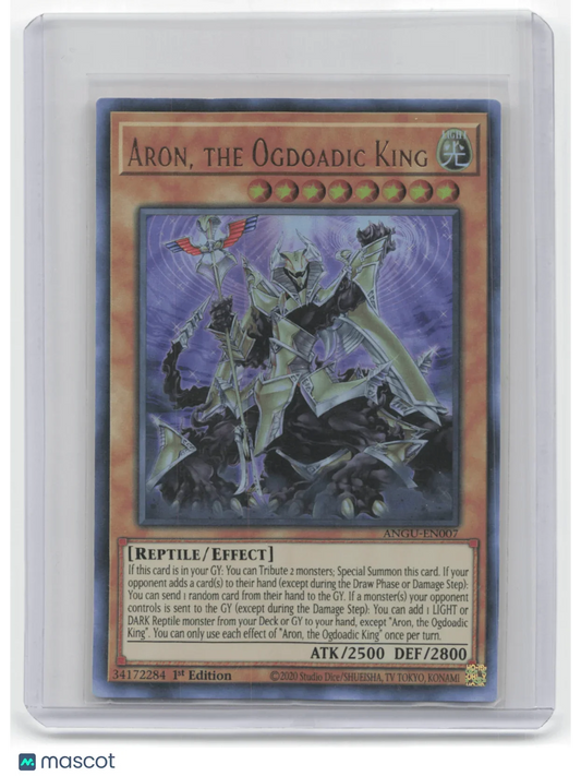 2020 Yu-Gi-Oh! Aron, the Ogdoadic King Ancient Guardians #angu-en007 - Papa Joey's Collectibles