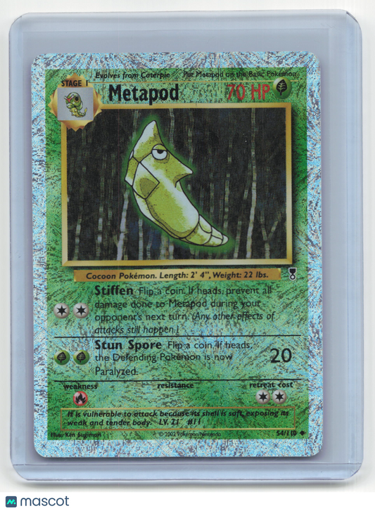 2002 Pokemon TCG Metapod Legendary Collection #54/110 Reverse Holo