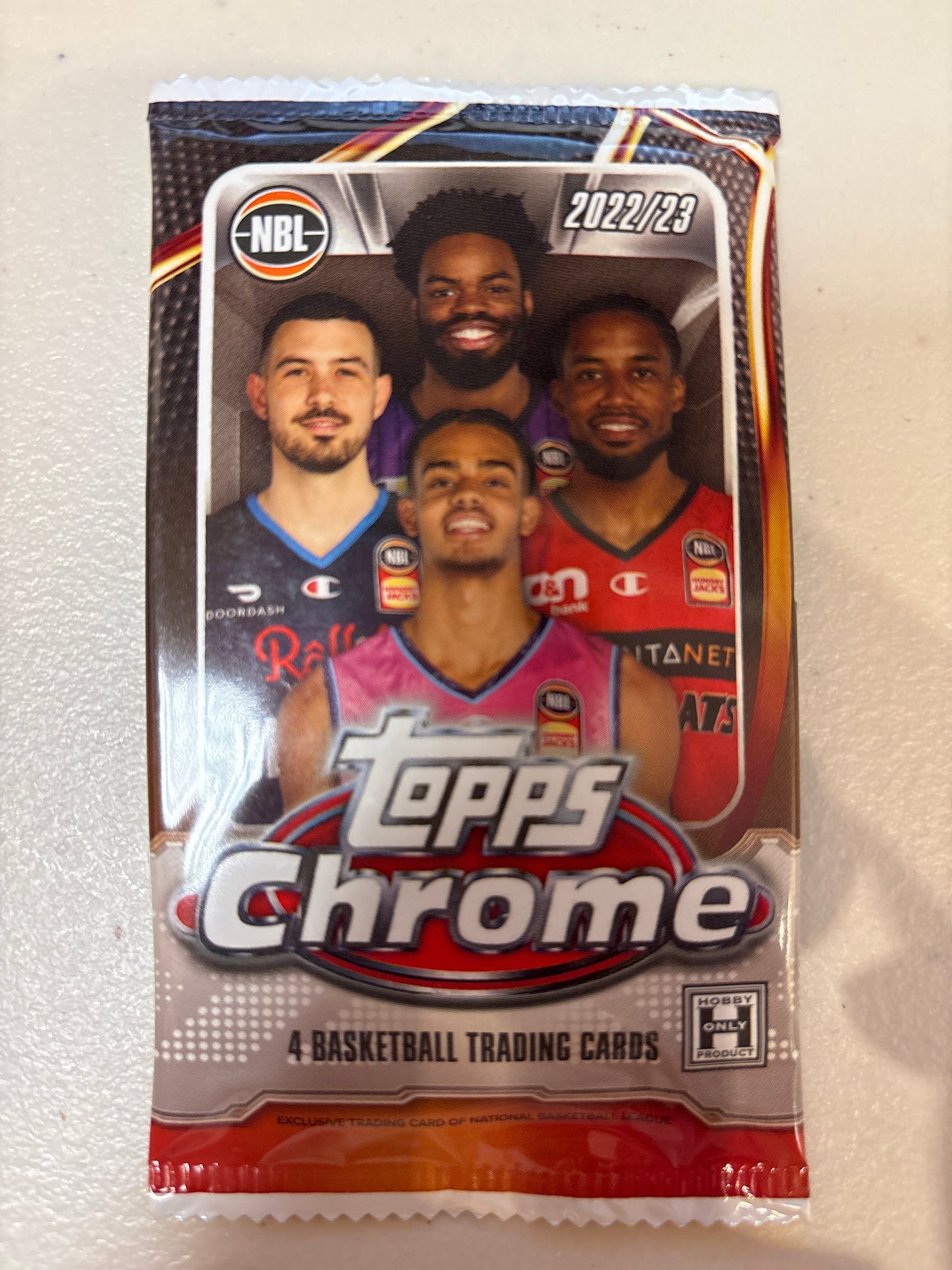 2022-23 Topps Chrome NBL Basketball Hobby Pack