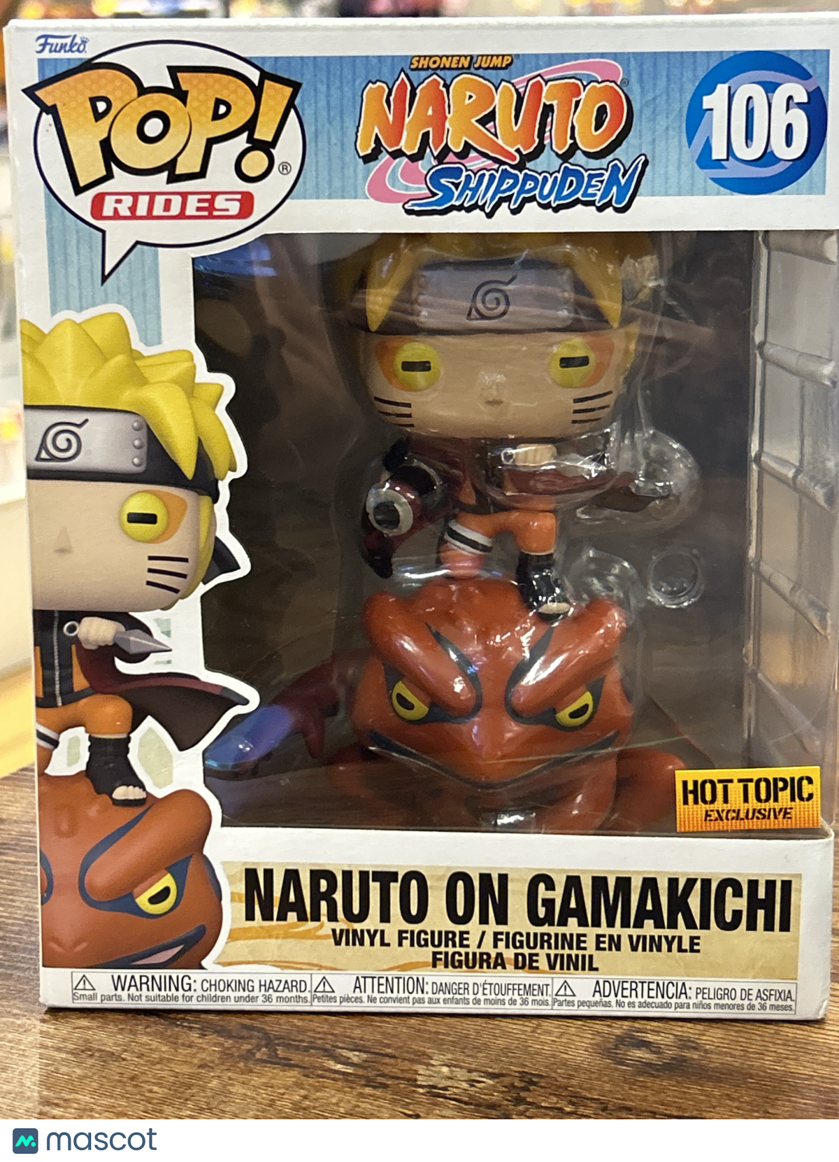 Funko Naruto on Gamakichi Exclusive Hot Topic