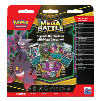 2025 Pokemon Mega Evolution (Mega Gengar ex) Mega Battle Deck