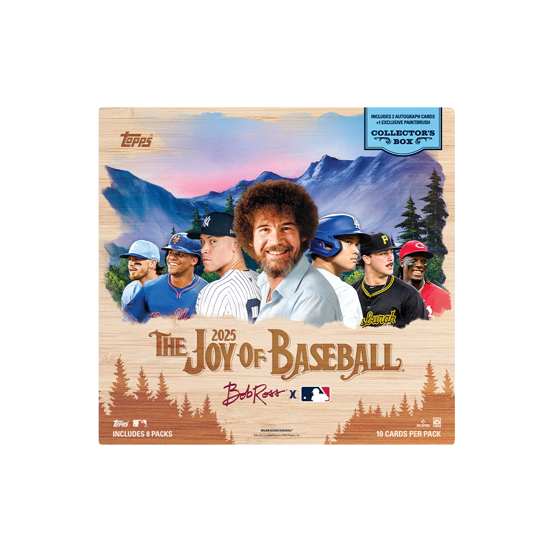 2025 Topps x Bob Ross The Joy of Baseball Baseball Collector's Box
