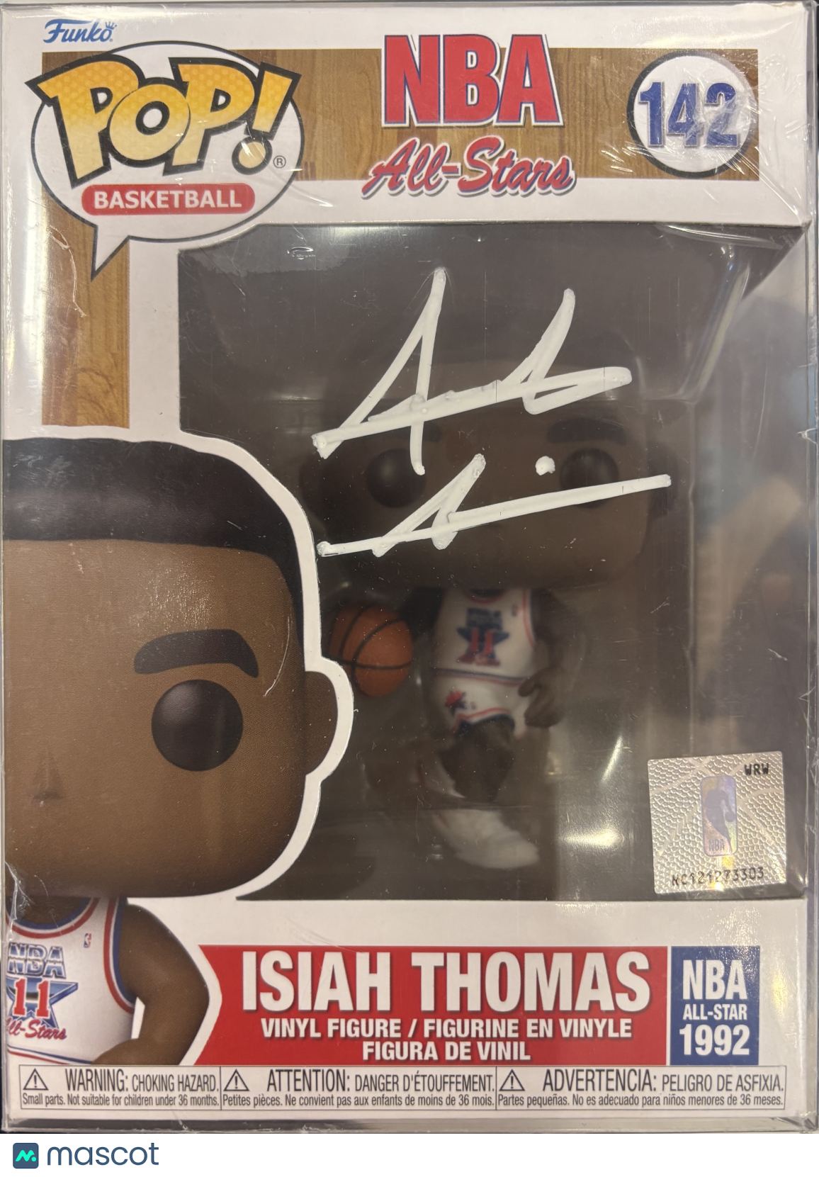 NBA All-Stars Isiah Thomas #142 (Very Good)  Isiah Thomas Auto VS Autographs