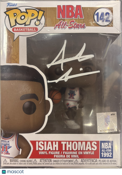 NBA All-Stars Isiah Thomas #142 (Very Good)  Isiah Thomas Auto VS Autographs
