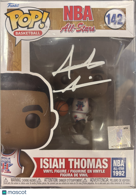 NBA All-Stars Isiah Thomas #142 (Very Good)  Isiah Thomas Auto VS Autographs