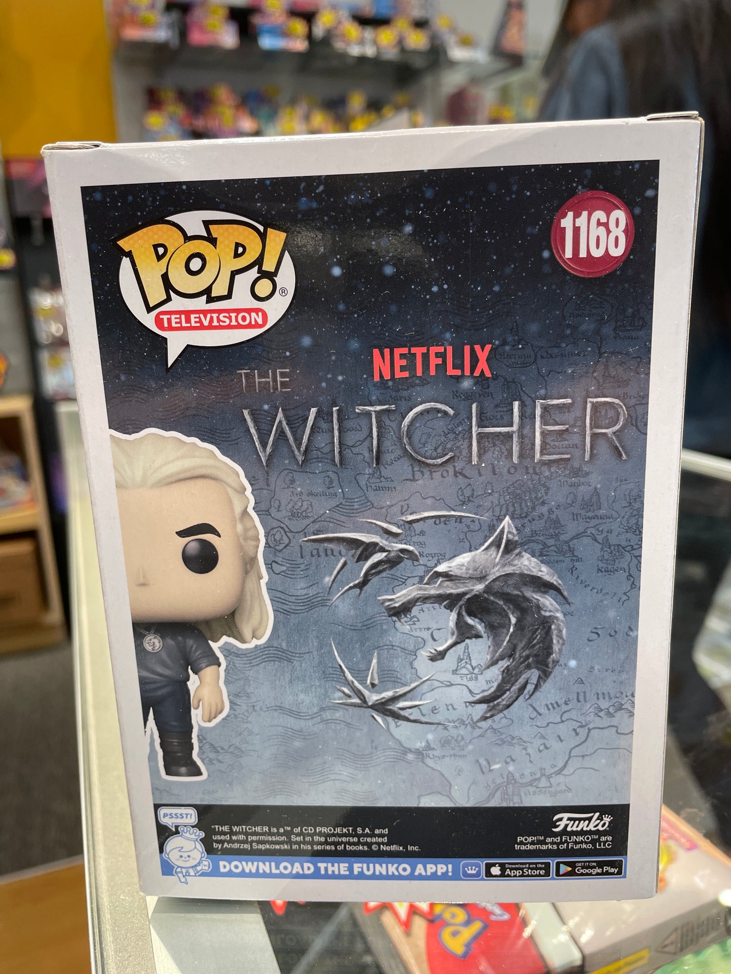 Funko The Witcher Geralt #1168 (VG) Festival of Fun ECCC 2021, NYCC Exclusive