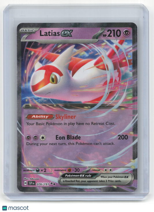 2024 Pokemon TCG Latias EX Surging Sparks #076/191
