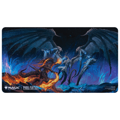 Ultra PRO | Magic: The Gathering Final Fantasy Playmat (Bahamut and Ifrit, Holo) - Papa Joey's Collectibles