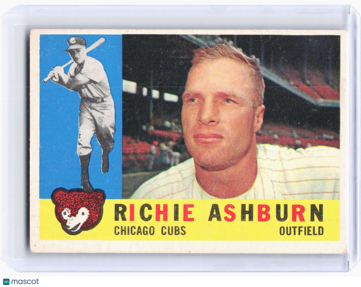 Topps 1960 Topps Baseball—Richie Ashburn #305 —Poor