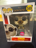 POP! THE LION KING 549 TIMON FLOCKED