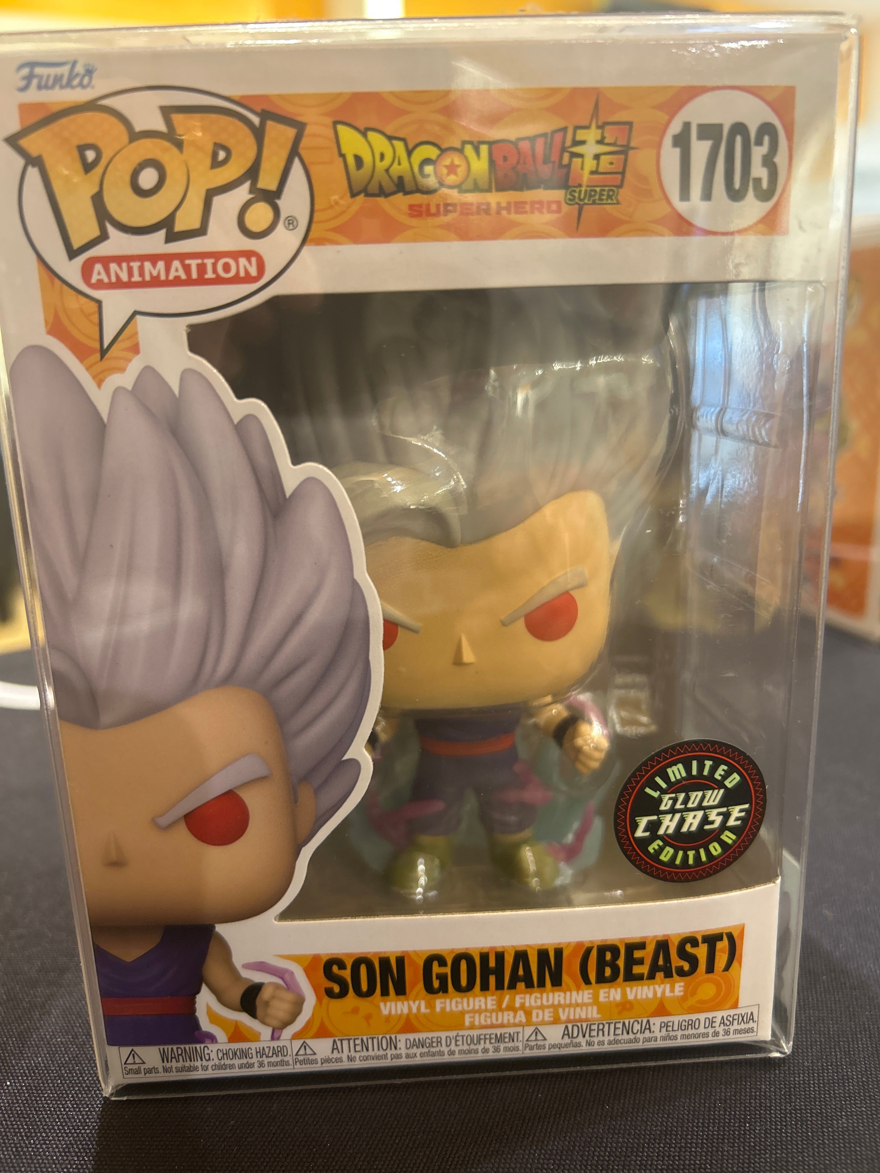 POP! Animation Dragon Ball Z Super 1703 SON GOHAN (BEAST) Limited Edition GLOW CHASE