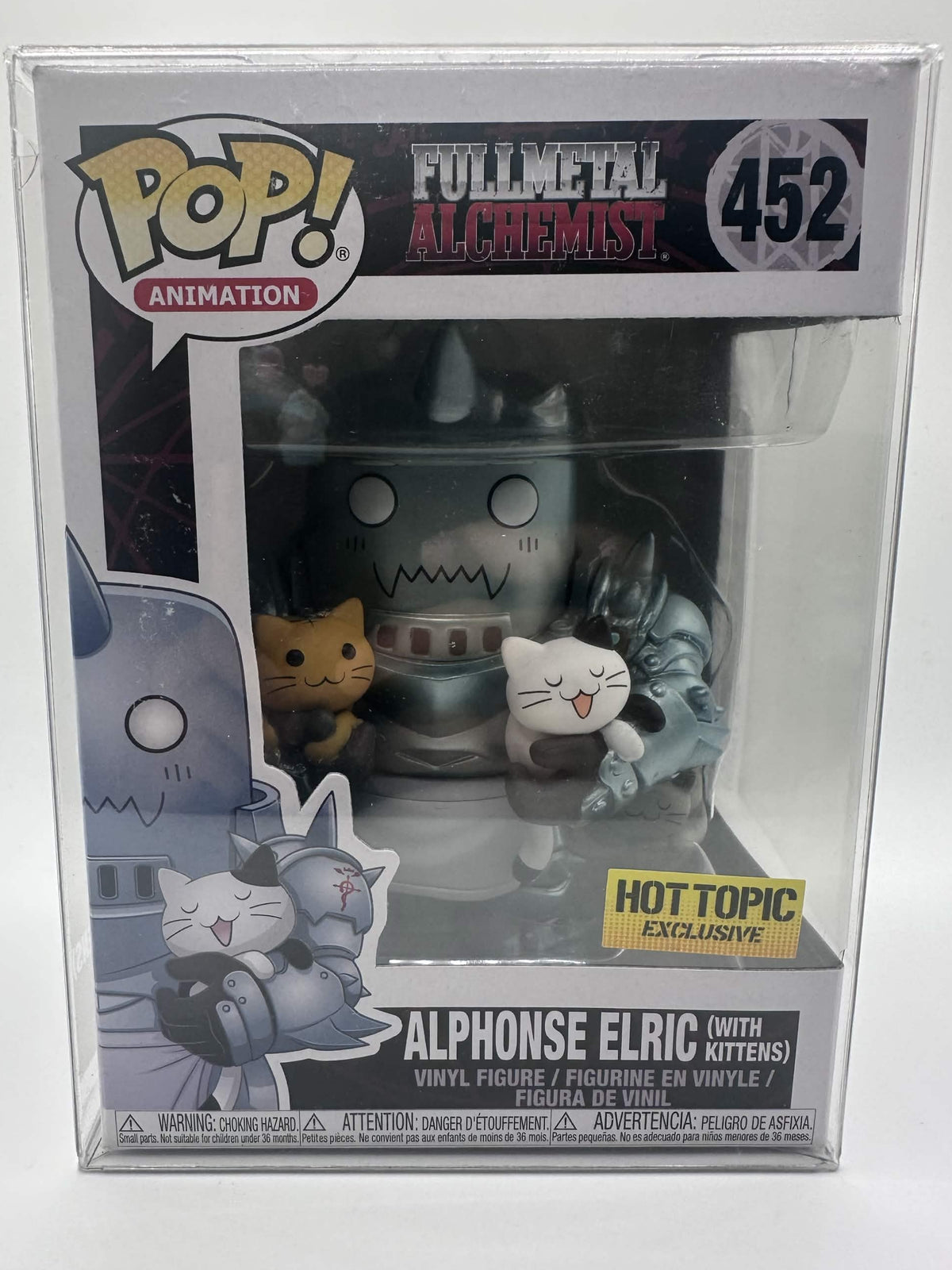POP! Animation—Fullmetal Alchemist—Alphonse Elric (With Kittens) #452—(Hot Topic Exclusive)